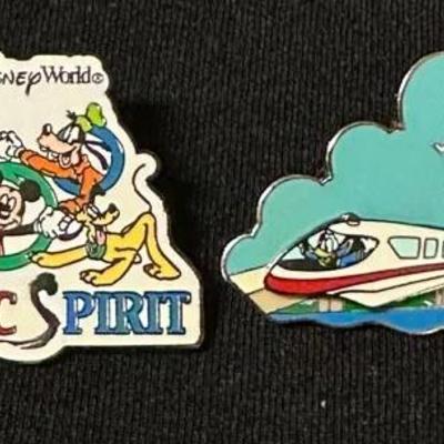 Disney Monorail & Olympic Spirit 2000 Pin Set  Limited Editions
