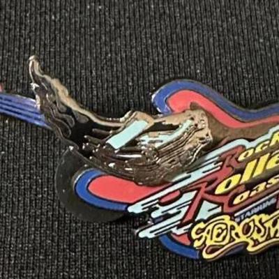 Disney Rock n Roller Coaster Sliding Pin  Aerosmith  Hollywood Studios