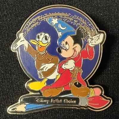 Disney Mickey & Donald Artist Choice Pin  Limited Edition of 10,000 (2000 Release)