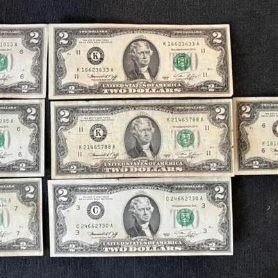 Collection of 1976 $2 Bills

