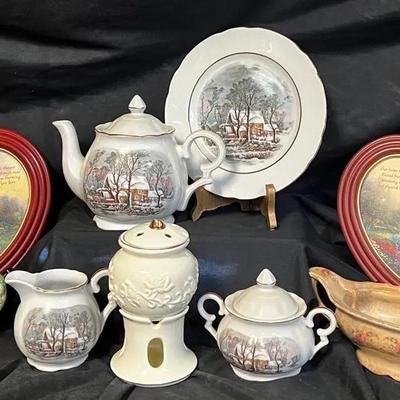 Thomas Kinkade Heart Collection•Avon Representative Exclusives 1977