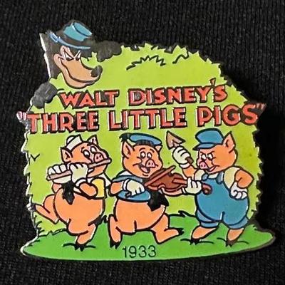Disney Three Little Pigs Pin- Countdown To The Millennium #13