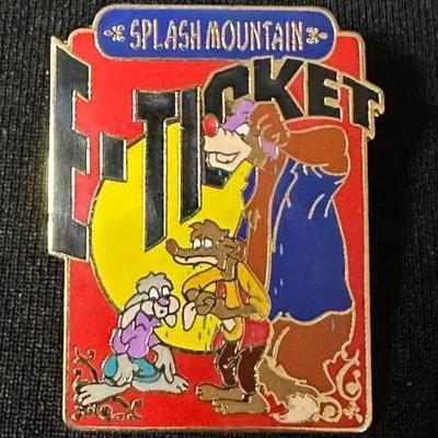 #2 Disney Splash Mountain E-Ticket Pin- Limited Edition Of 5000