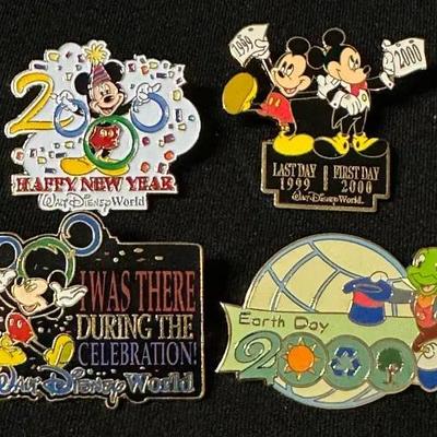 Disney Millennium Celebration Pin Set  2000 Limited Editions
