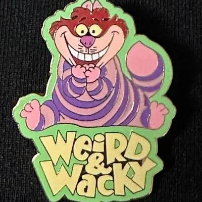 Disney Cheshire Cat Weird & Wacky Pin  Alice in Wonderland Series