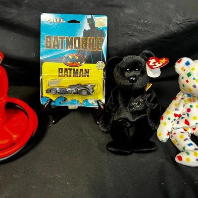 Vintage Tony The Tiger, Batmobile, TY Beanie Babies