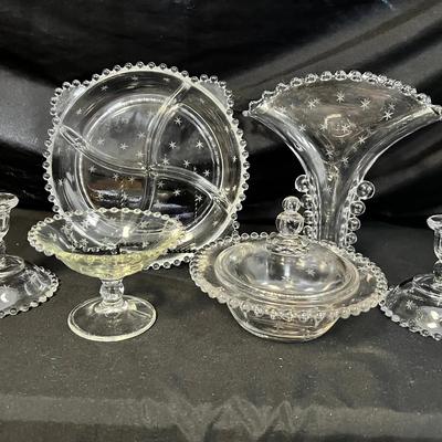 Imperial Glass Candlewick Star Design