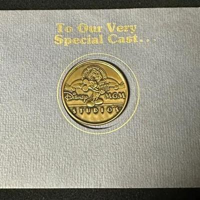 Disney MGM Studios Cast Member Commemorative Coin  1989 Opening Edition