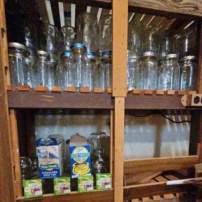 Collection of Canning and Craft Mason Jars