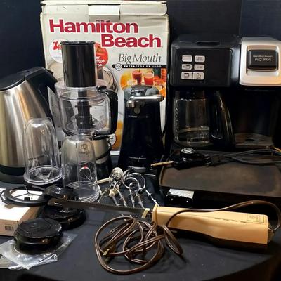 Hamilton Beach & Black+Decker Kitchen Appliance Collection – All Power On Except Juicer
