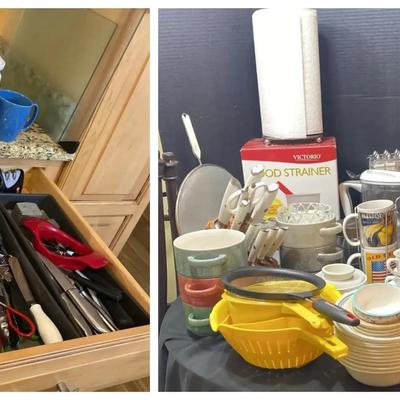 Corelle Dinnerware, Kitchen Tools, and Cookware Collection