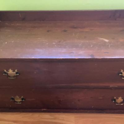 Vintage Cedar Chest with Two Drawers