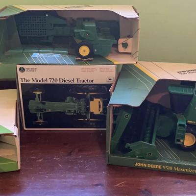 John Deere Model Tractor Collection in Original Boxes
