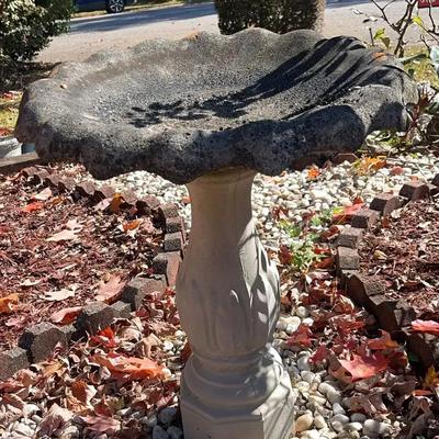 Classic Concrete Bird Bath