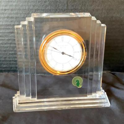 Waterford Metropolitan Lead Crystal Clock