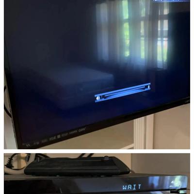 Vizio 32" TV and Sony Blu-ray Player