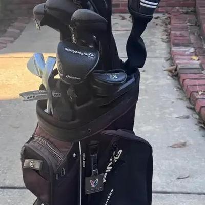 The Patriot Ping Golf Bag with King Cobra, TaylorMade & Ghost Golf Clubs