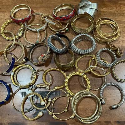 Fun Collection Of Bracelets, Stones Not Verified 