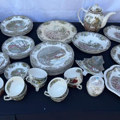 Vintage Johnson Brothers “The Friendly Village” Collection Made In England