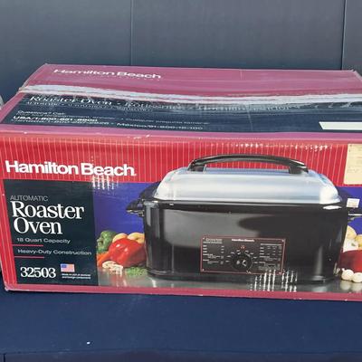 Hamilton Beach Automatic Roaster Oven with 2 Crocks