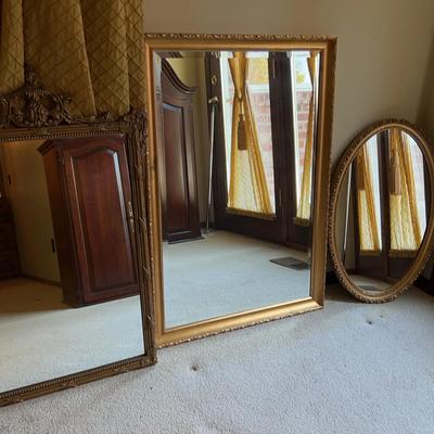 Mirrors – (36”x22”), (39”x28”), & Oval Mirror (28 1/2”x18 1/2”)