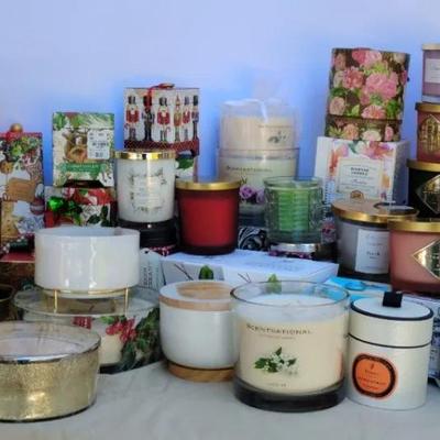 Unopened Soy Candles – Various Scents & Decorative Containers
