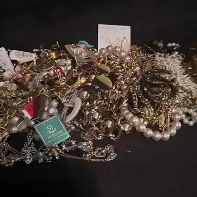 Large Assorted Jewelry Lot #7 - Necklaces, Bracelet, Earrings & More
