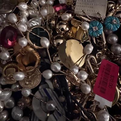 Large Assorted Jewelry Lot #9 - Jewelry Pearls, Flowers Necklaces, Bracelets and More