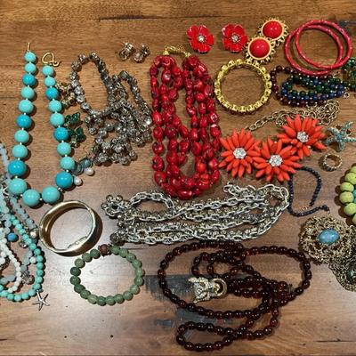 Colorful Collection Of Jewelry