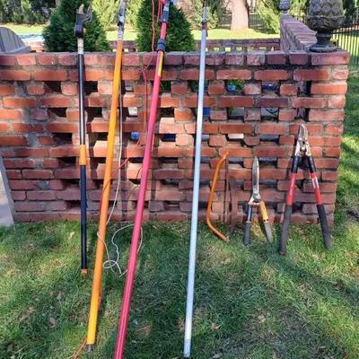 Set of Garden Tools – Tree Trimmers and Loppers Collection