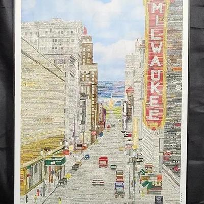 Framed "Cream City Speaks" Poster (WH4)