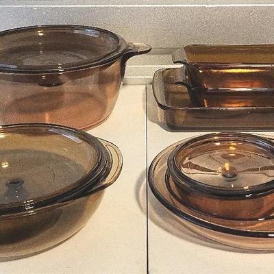 Vision & Pyrex Glass Cookware