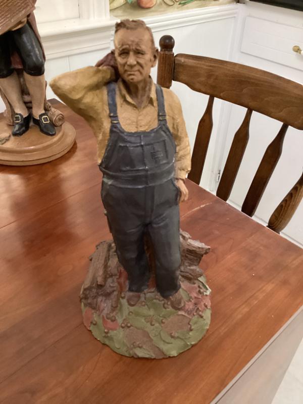 Sale Photo Thumbnail #25: Vintage sculpture of thomas by tom clark