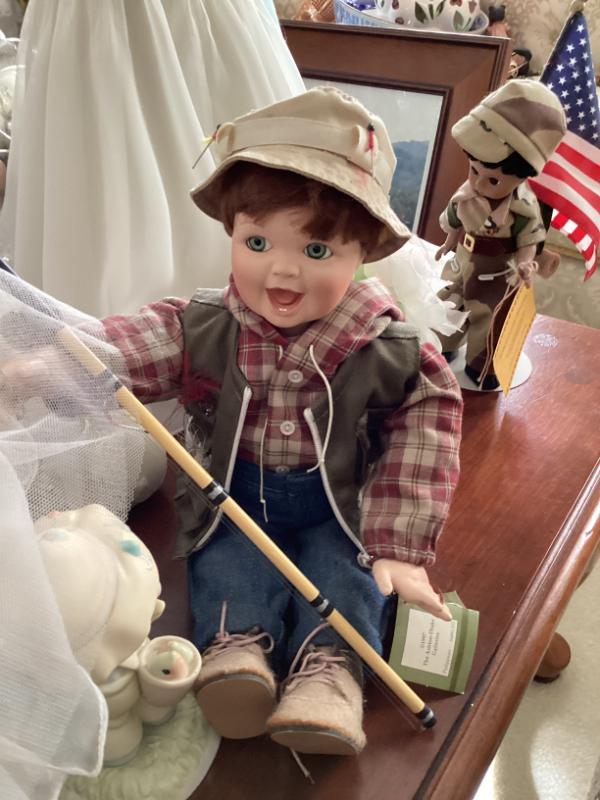 Sale Photo Thumbnail #64: Ashton drake porcelain doll titled what a catch
