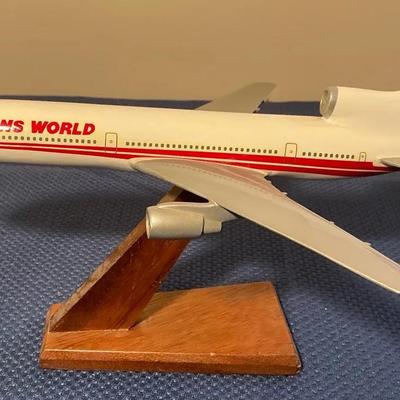 Trans World Airlines TWA Lockheed L-1011 Tristar Airliner Model Airplane