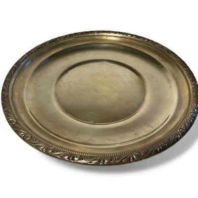 Webster Sterling Silver 10 Inch Serving Plate (286 Grams)