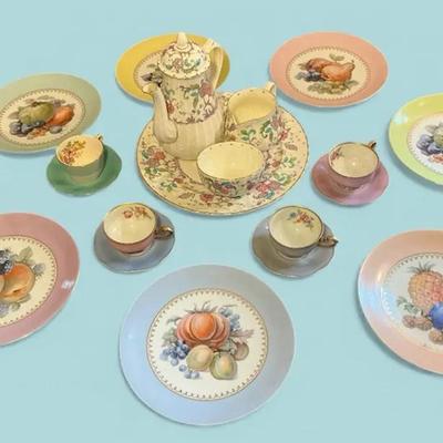 Pastel Tea Party incl. Royal Worchester