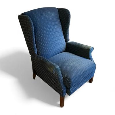 La-Z-Boy Blue Wing Chair Recliner