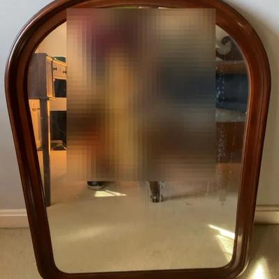 Vintage Cherry? Wood Mirror