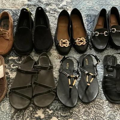 Womens size 6 Shoes incl. Teva, Clarks, Soerry, Skechers, & More