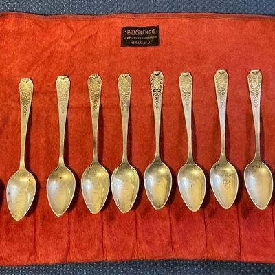 Sterling Silver S Monogrammed Spoons (383 Grams)