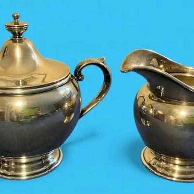 Gorham Sterling Silver Sugar & Creamer (553 Grams)