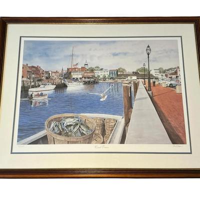 Neil Harpe “Crab Town” Signed & Numbered Limited Edition Print (39.5 x 30.5)