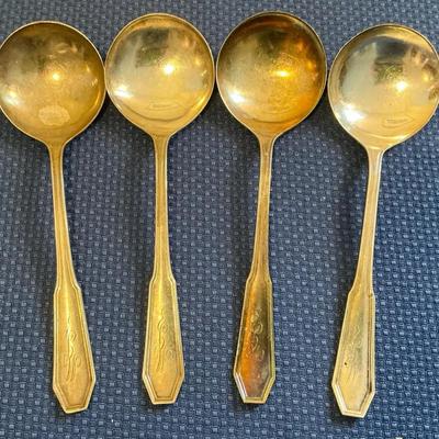Sterling Silver Soup Spoons (174 Grams)