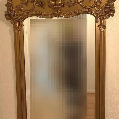 Gold Ornate Gilt Wood Mirror