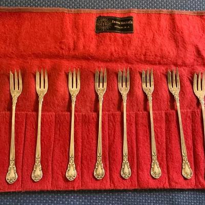 Sterling Silver S Monogrammed Cocktail Forks (161 Grams)