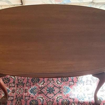 Queen Anne Style Cherry Coffee Table