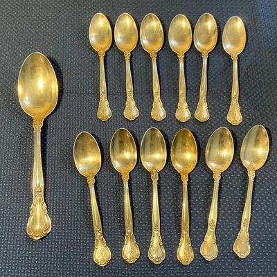 Sterling Silver Howard Monogrammed Spoons (312 Grams)
