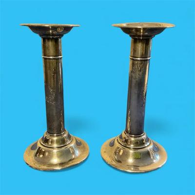 Sterling Silver Candlesticks (214 Grams)