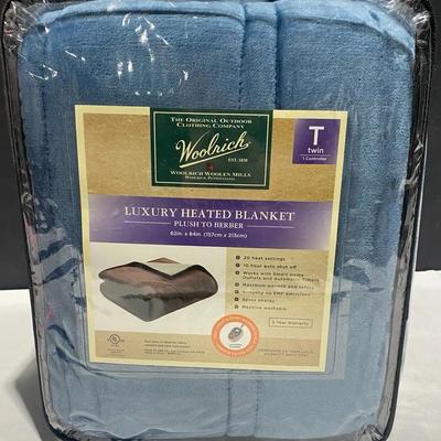 Brand New In Box Luxury Heated Blanket With Remote Size Twin By Woolrich